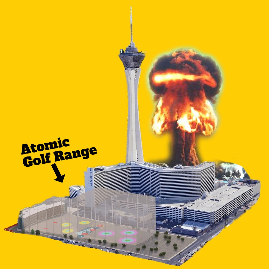 Atomic Golf Range at The Strat Las Vegas